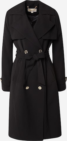 MICHAEL Michael Kors Between-Seasons Coat in Black: front