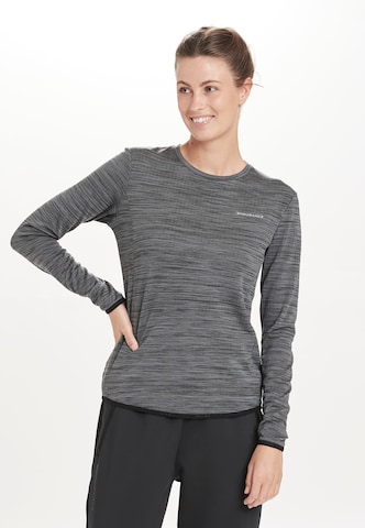 ENDURANCE Functioneel shirt 'LEAH' in Zwart: voorkant