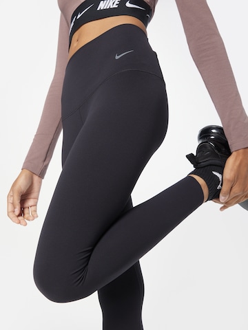 NIKE Skinny Workout Pants 'ZENVY' in Black