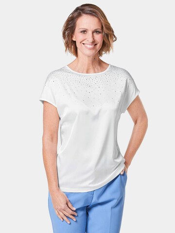 Goldner Bluse in Weiß: predná strana