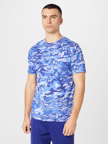 Tricou funcțional de la UNDER ARMOUR pe albastru: față