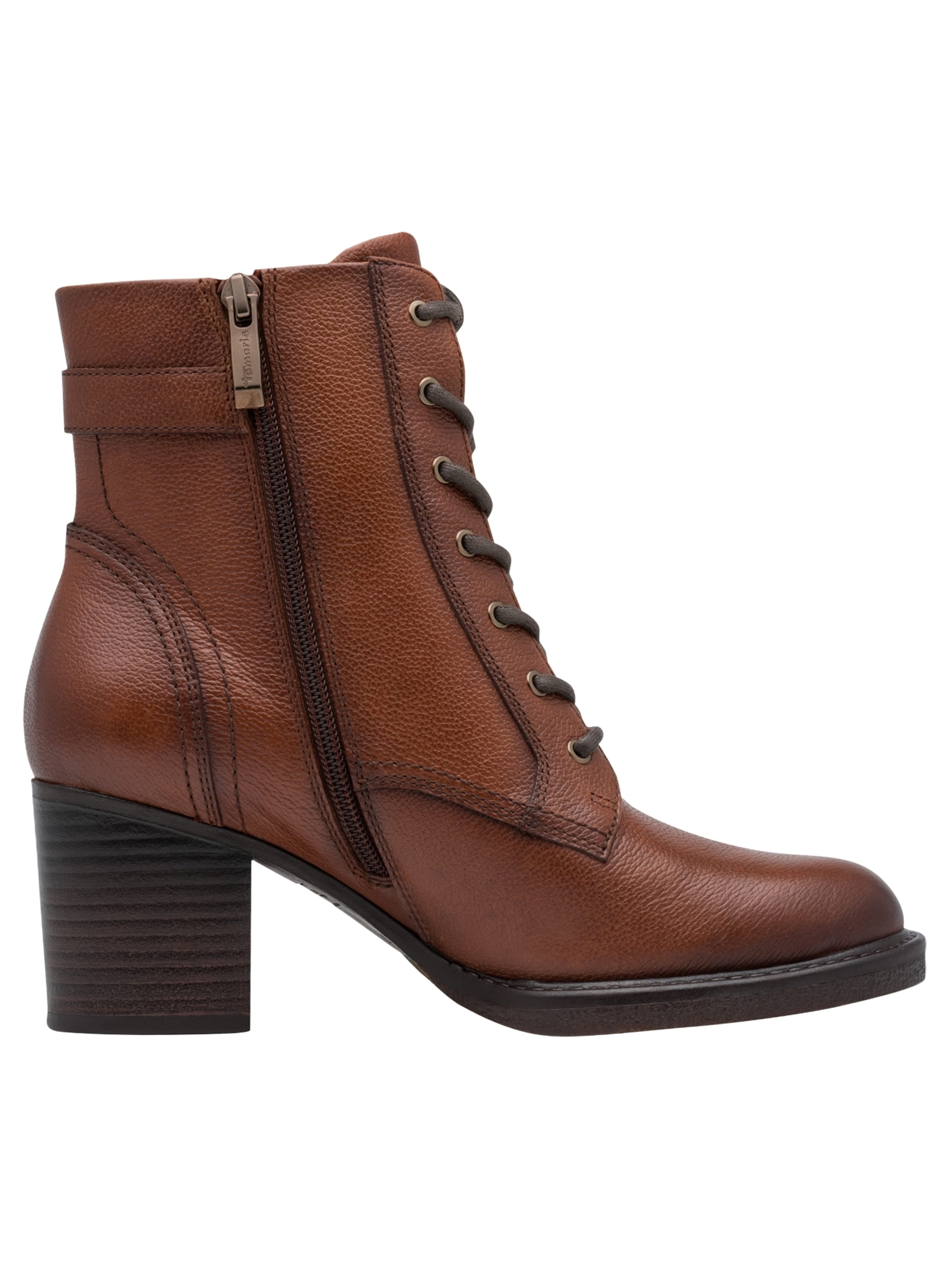 Bottines à lacets Tamaris en marron