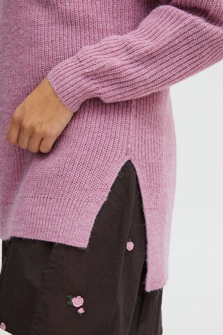 ICHI Strickpullover 'IHMARAT' in Lila