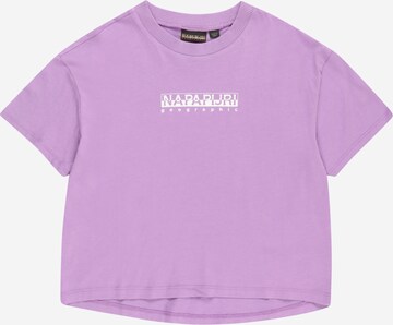 T-Shirt NAPAPIJRI en violet : devant