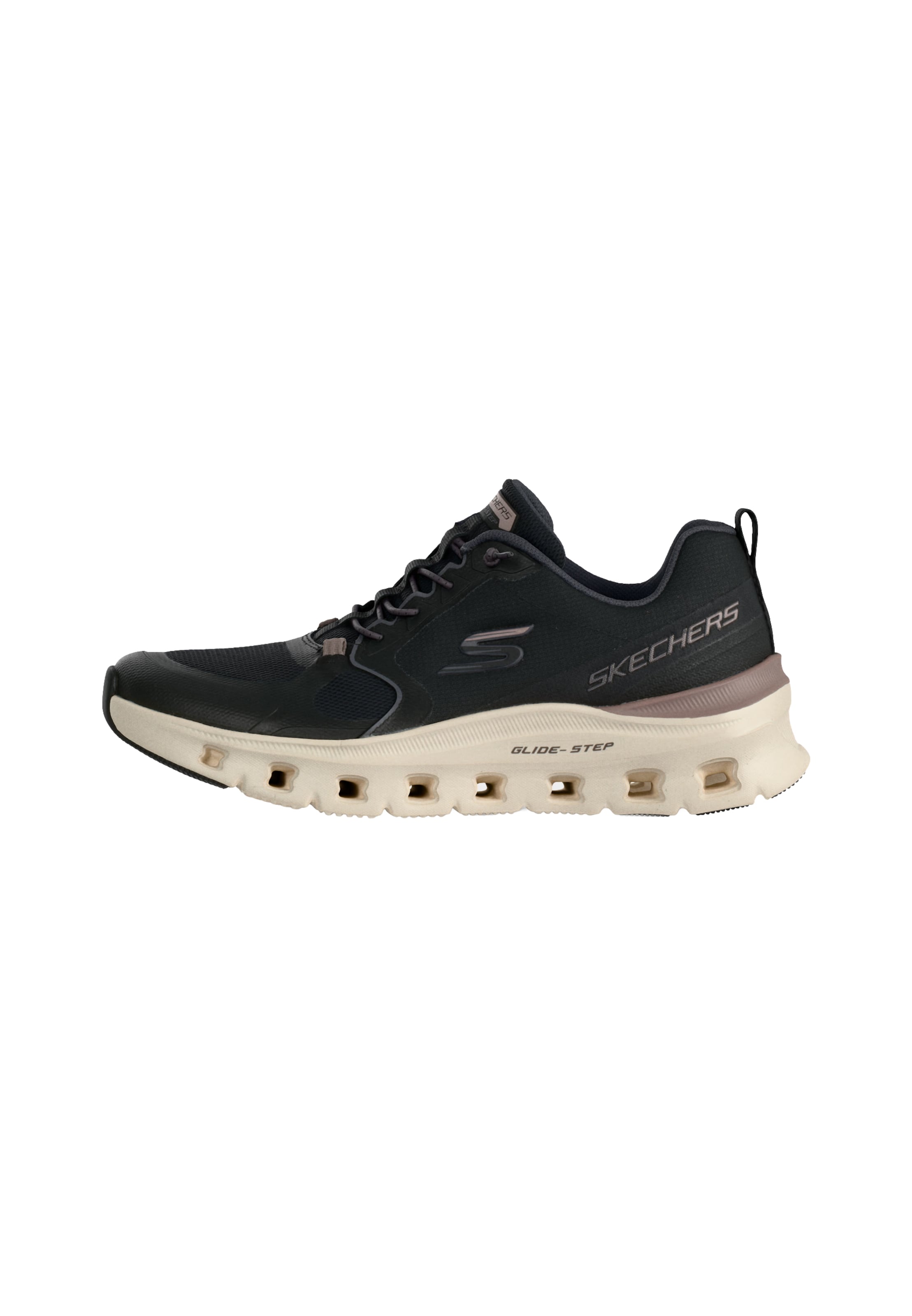SKECHERS Nizke superge | črna barva: sprednja stran