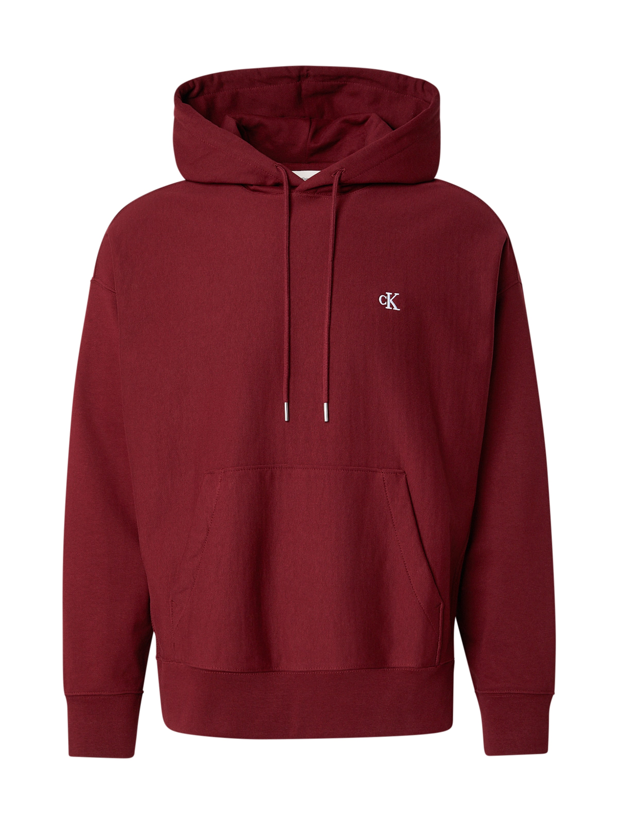 Calvin Klein Jeans Sweatshirt in Rood: voorkant