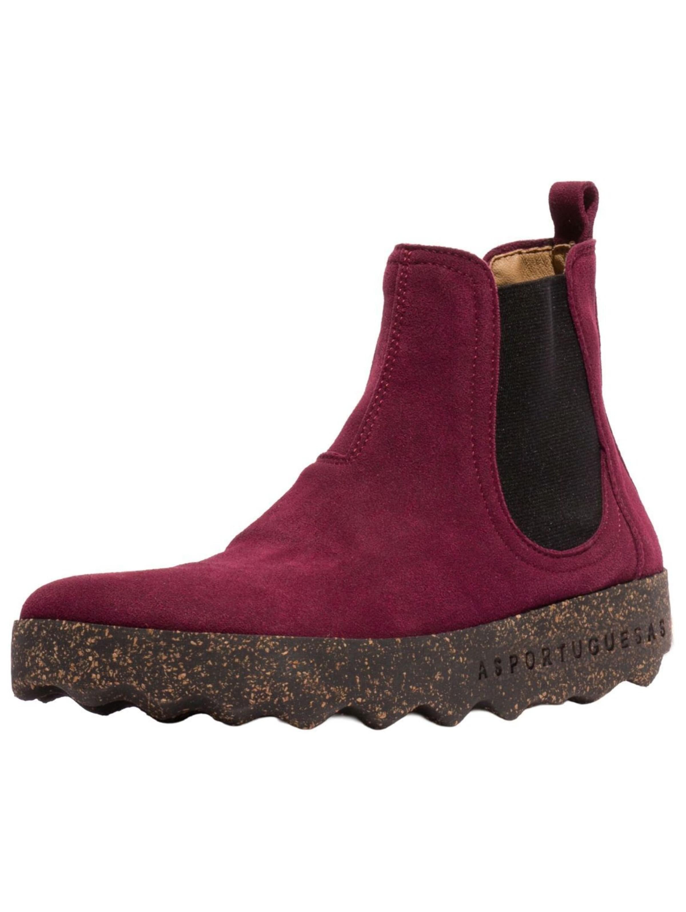 Asportuguesas Chelsea boots in Rood: voorkant