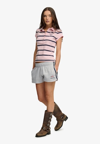 Superdry & Co Slimfit Broek 'Athletic Essentials' in Grijs