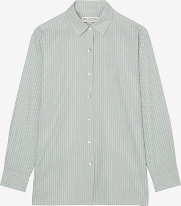 Marc O'Polo Pajama Shirt 'Mix Program' in Blue: front