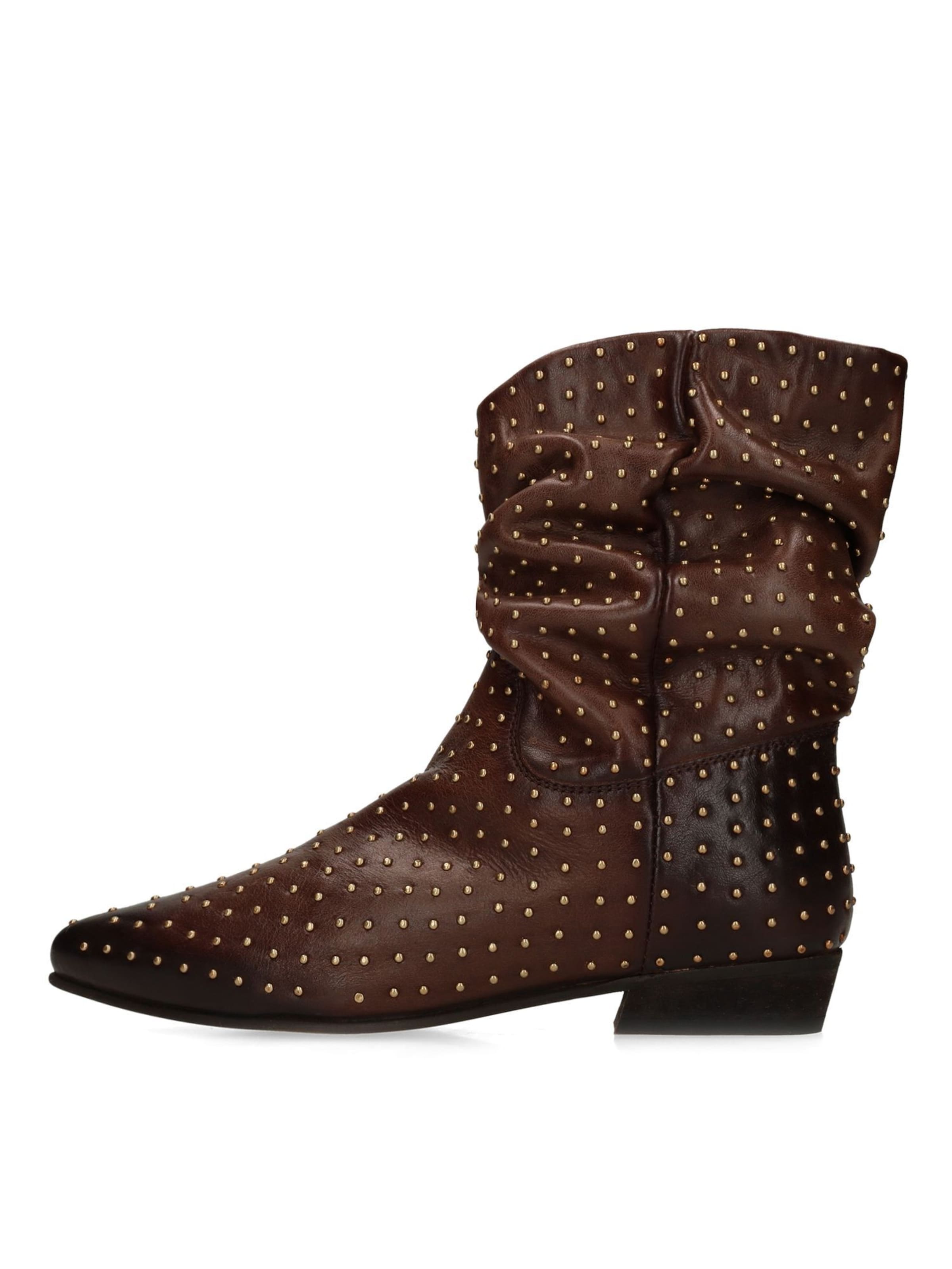 MANFIELD Bottines en 36 en marron, Vue avec produit