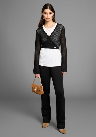 LAURA SCOTT Strickjacke in Schwarz