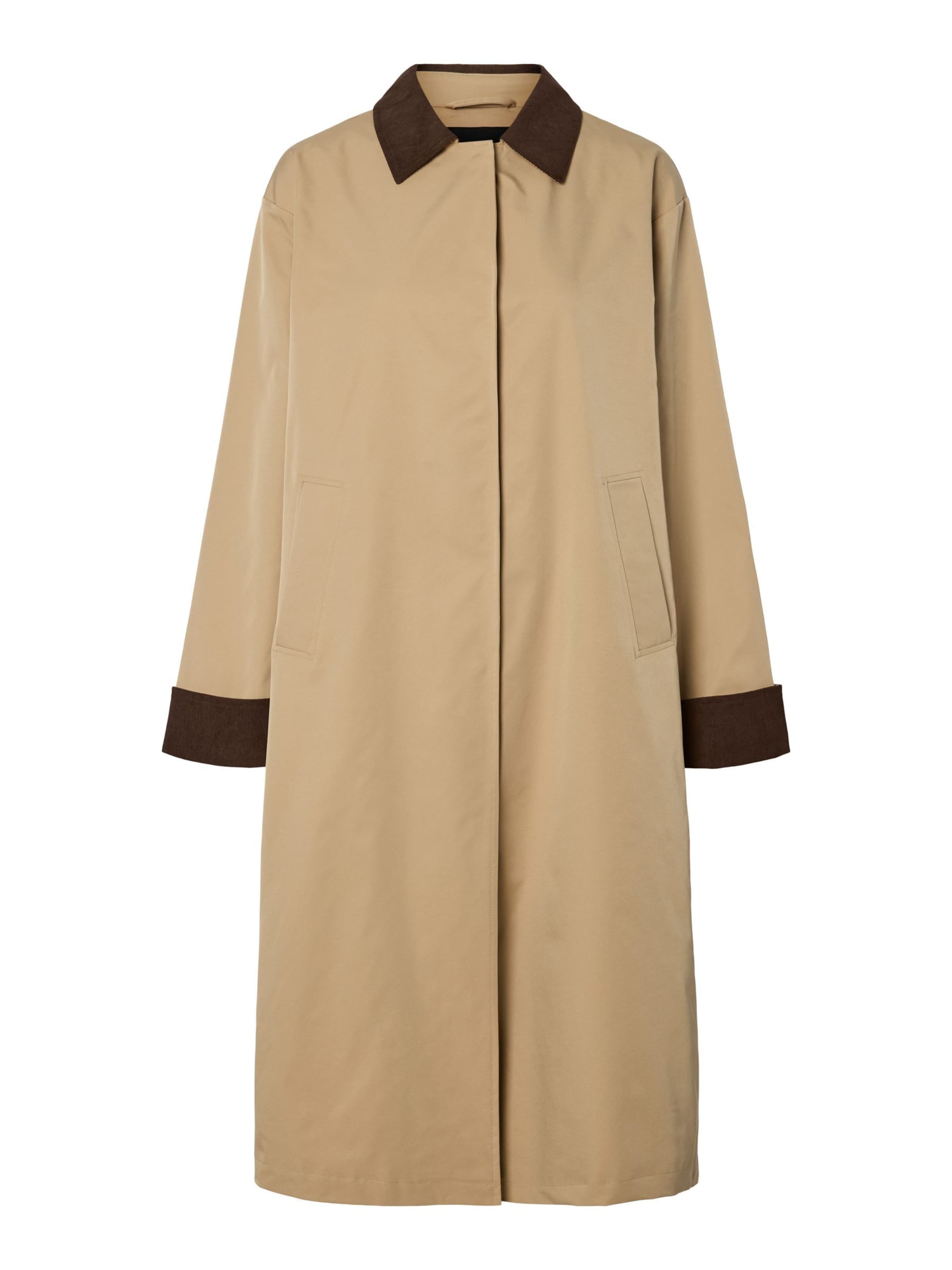 PIECES - Chaqueta de entretiempo 'PCJORMA' en beige: frente