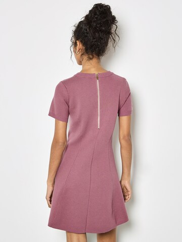Apricot Dress 'Panel' in Pink