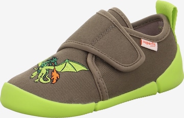 SUPERFIT - Pantufa 'VENTI' em verde: frente