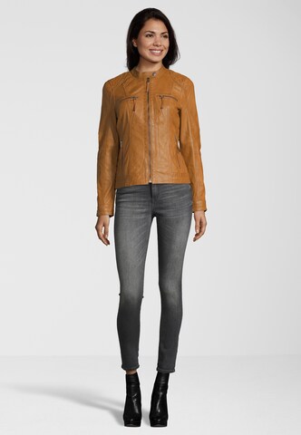 7ELEVEN Lederjacke 'Savona' in Braun