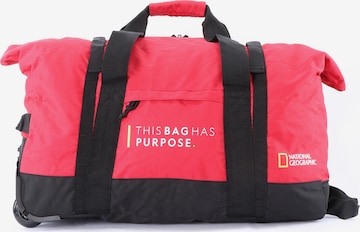 National Geographic Travel Bag 'Pathway' in Red: front