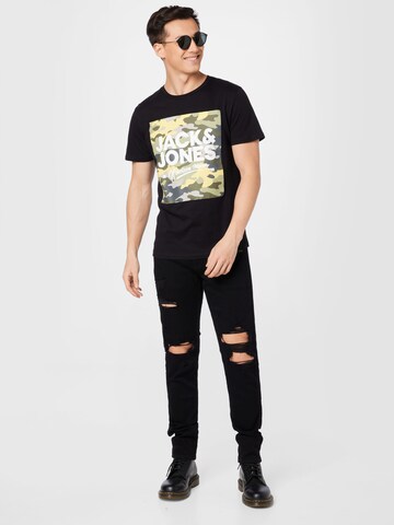 JACK & JONES قميص 'PETE' بلون أسود