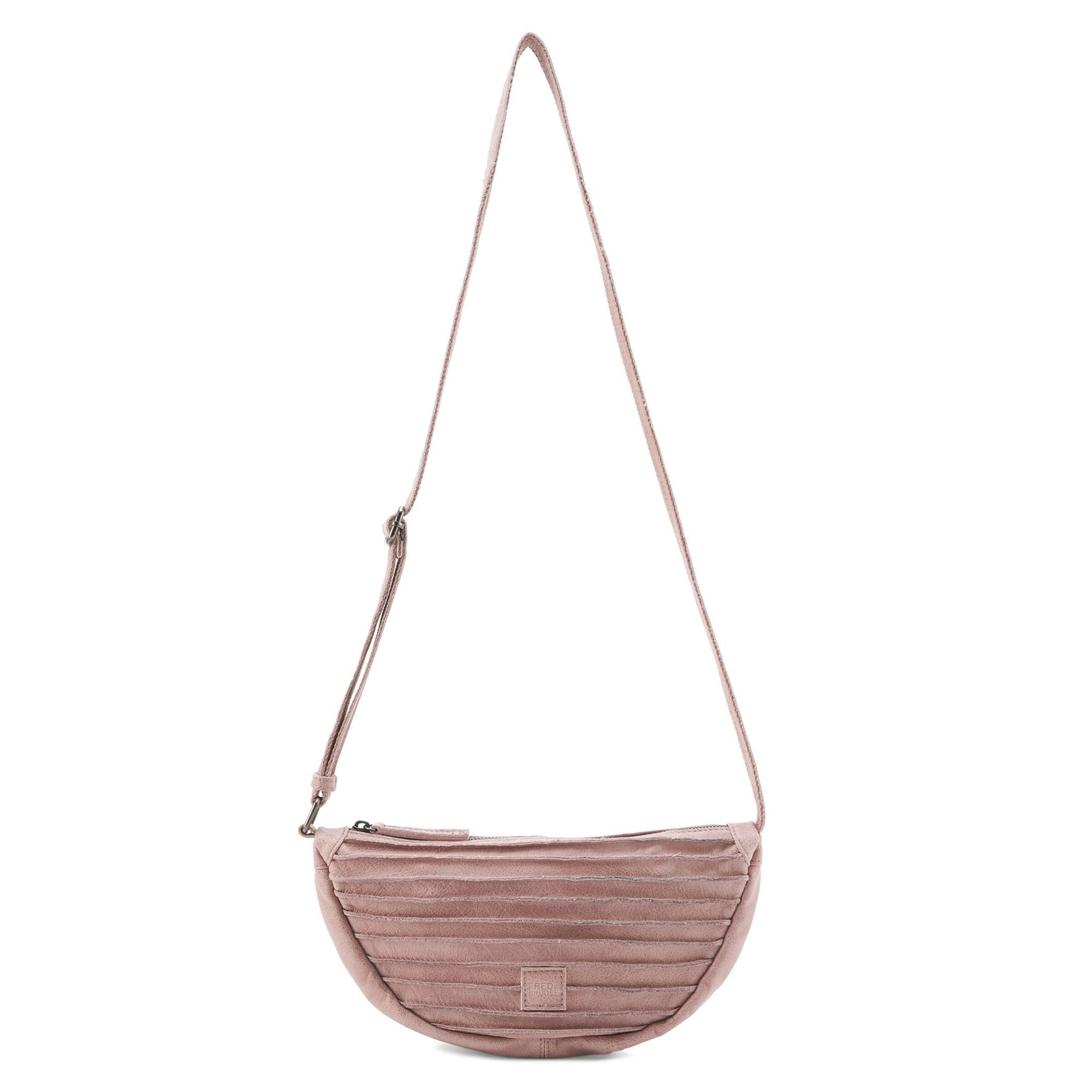 FREDsBRUDER Umhängetasche 'Riffel' in Pink: Vorderseite