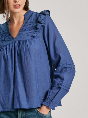 Pepe Jeans Blouse 'LORELY' in Blauw