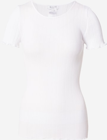 rosemunde - Camisa 'Judy' em branco: frente