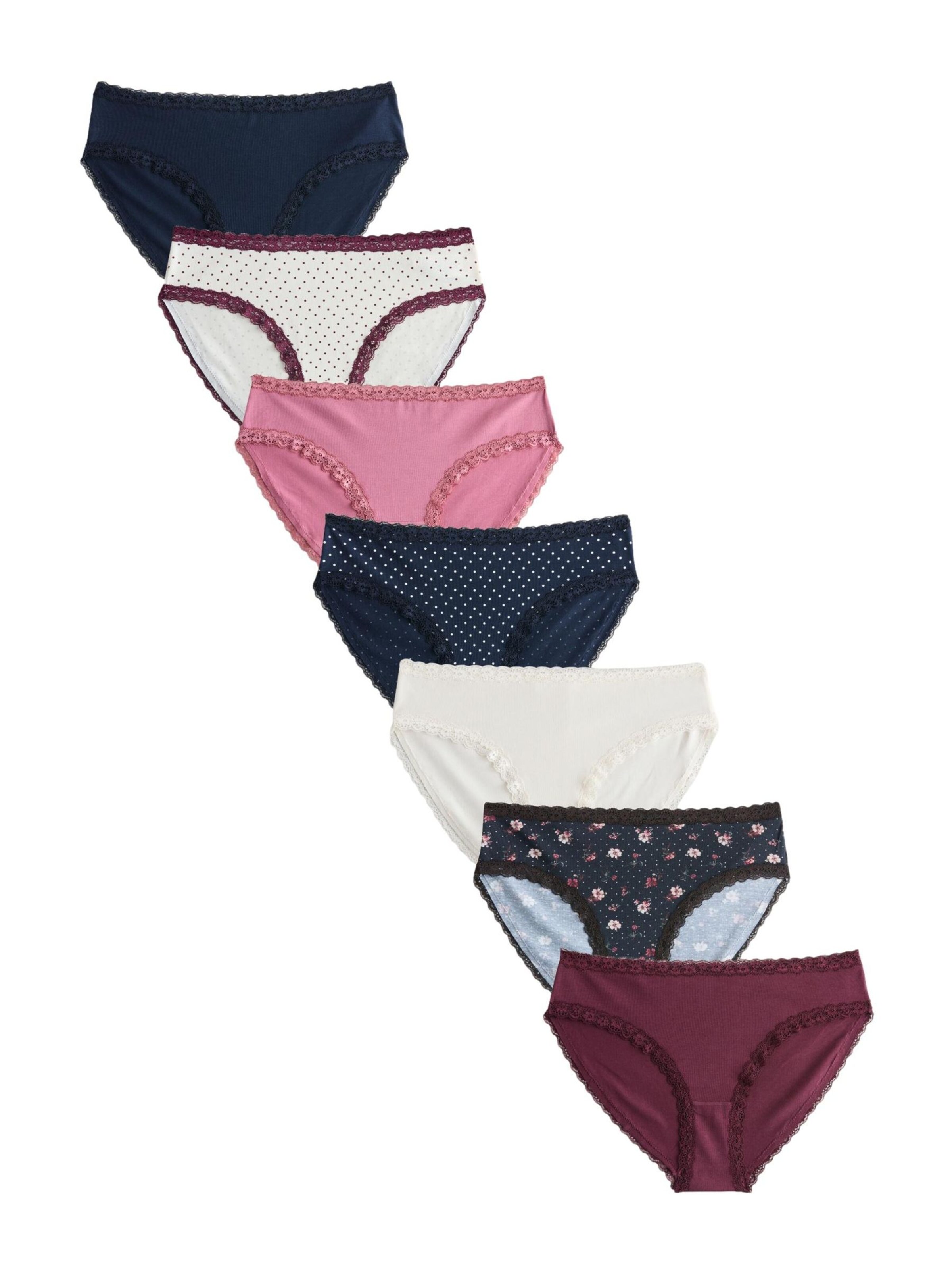 Next Slip in XXS in de kleur Marine / Cyclaam / Pink / Zwart / Wit, Productweergave