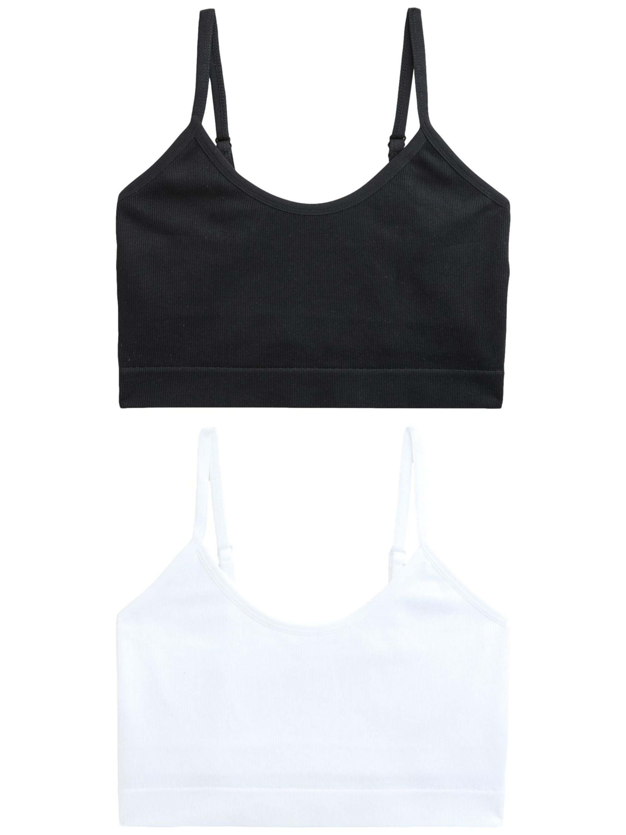 Soutien-gorge self. en noir : devant