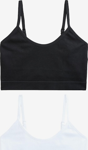 Soutien-gorge self. en noir : devant