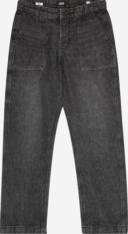 Jack & Jones Junior Regular Jeans 'CHRIS' i svart: framsida