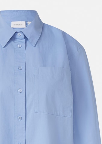 COMMA Bluse in Blau