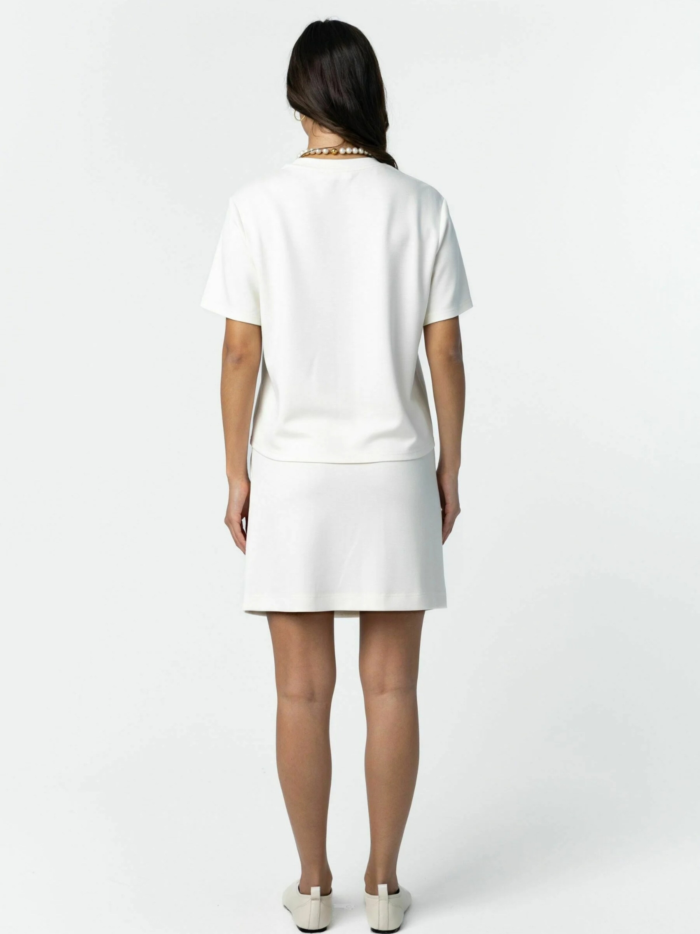 Tricou ' BEA sweat ' de la Coster Copenhagen pe alb
