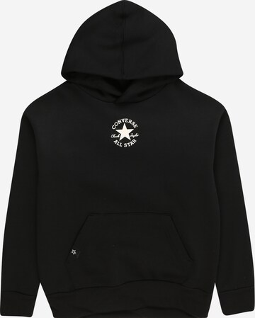 CONVERSE Sweatshirt in Zwart: voorkant