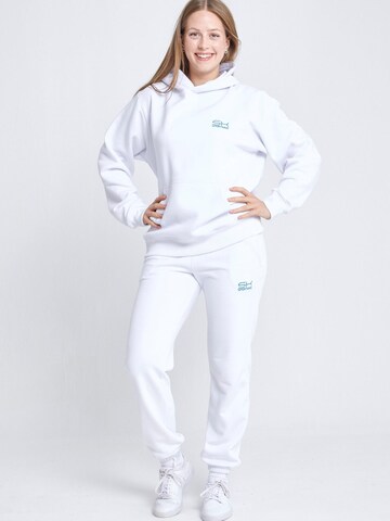 SPORTKIND Loosefit Sportbroek 'Jogging Pants' in Wit: voorkant