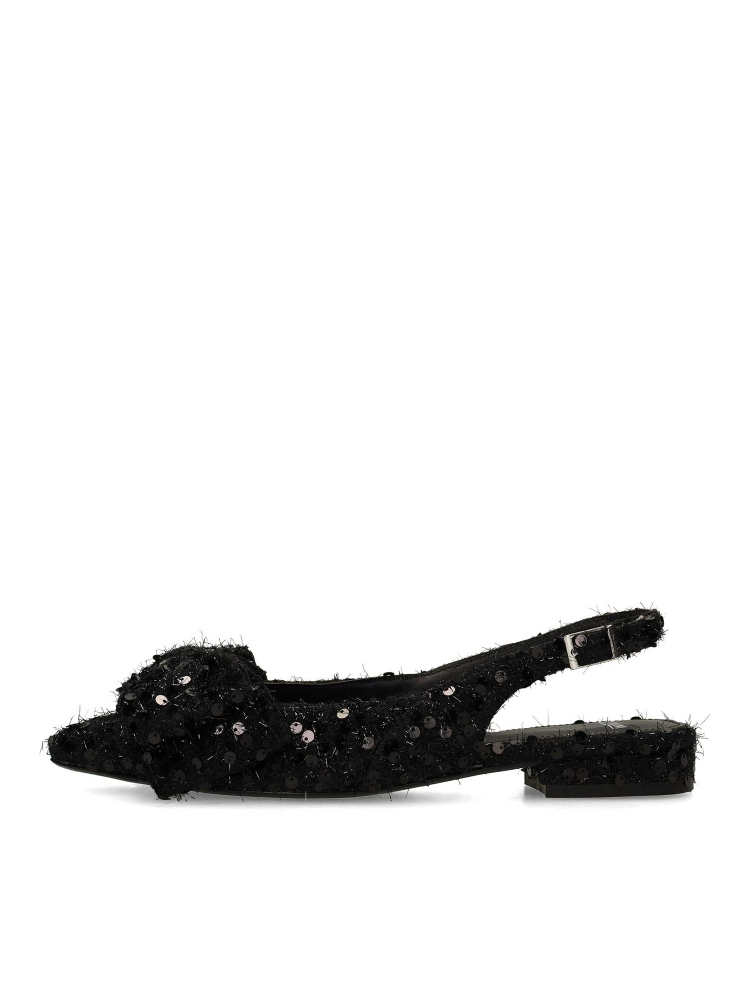 Ballerines à lanières MANFIELD en noir