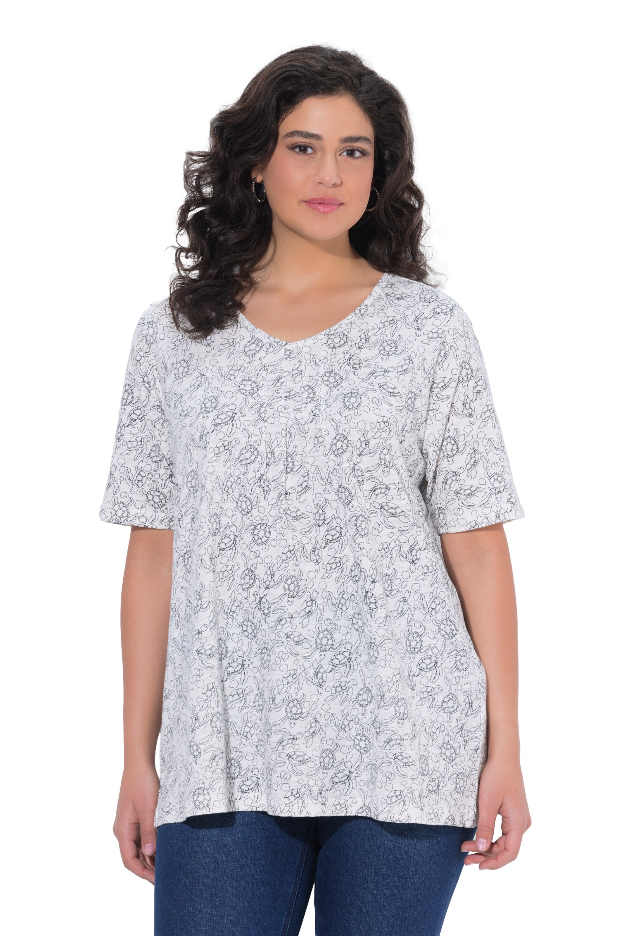 Ulla Popken Shirt in White: front