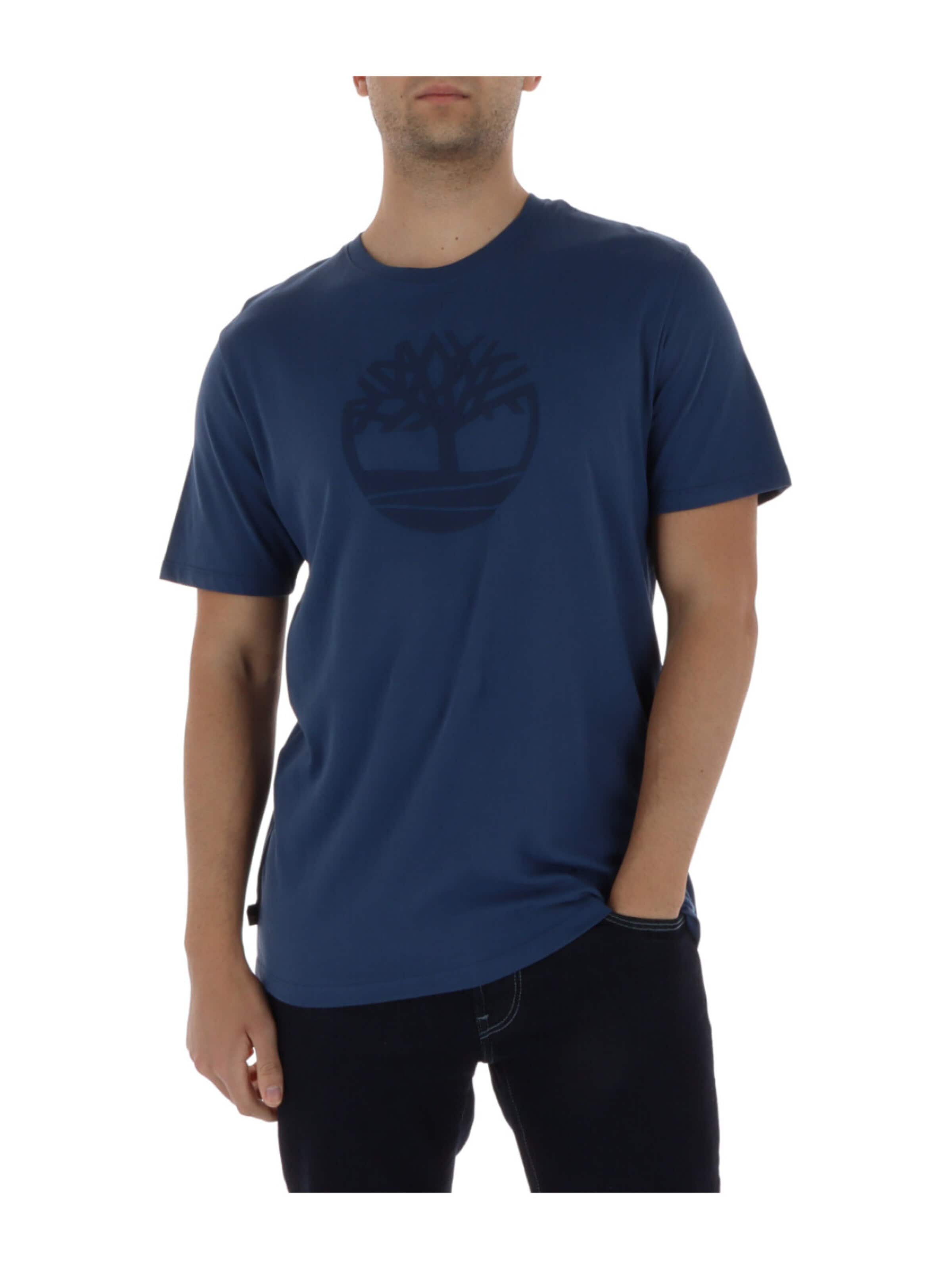 TIMBERLAND - Camiseta en azul: frente