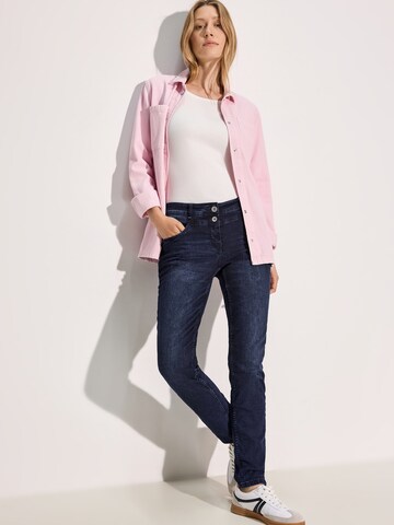 CECIL Slimfit Jeans 'Scarlett' in Blau