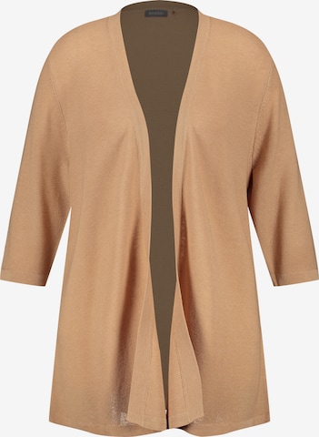 SAMOON Cardigan i beige: forside