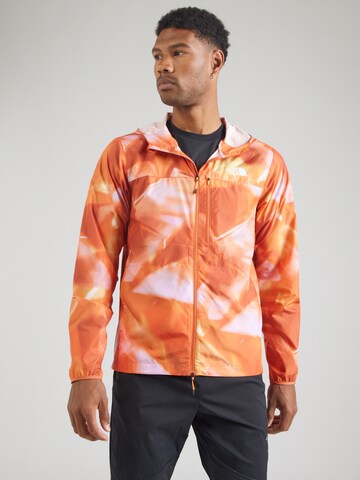 Veste de sport 'HIGHER RUN' THE NORTH FACE en orange : devant
