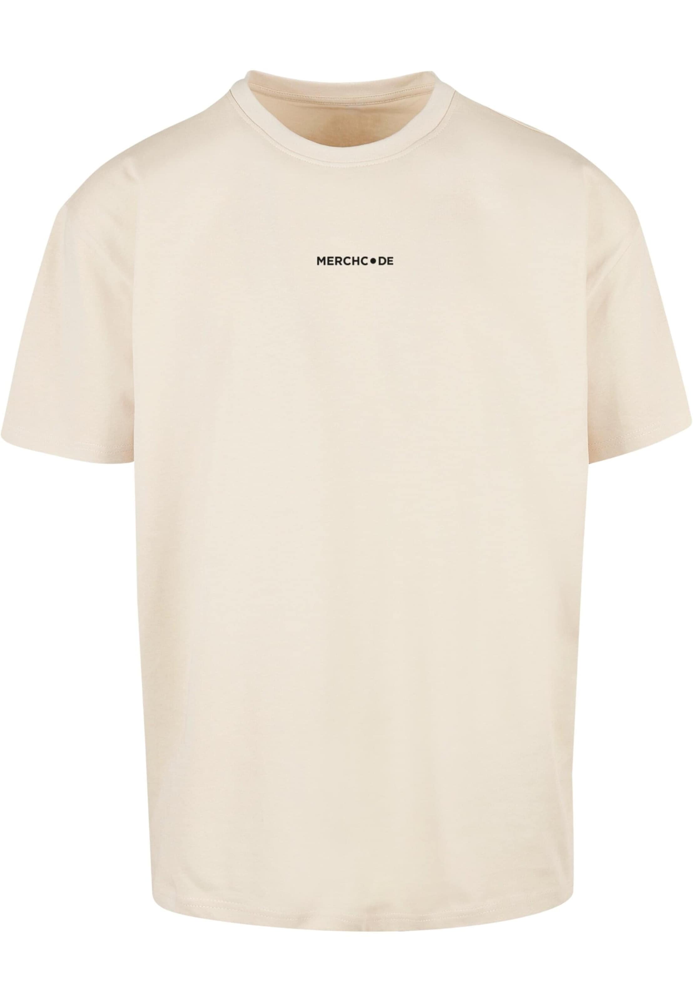 Merchcode Shirt 'Spring' in Beige: voorkant