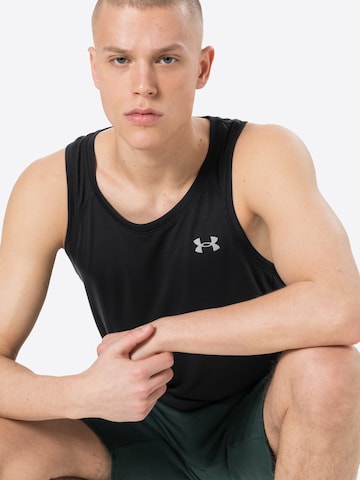 UNDER ARMOUR - Camiseta funcional 'Streaker' en negro