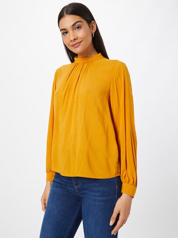 Q/S by s.Oliver Blouse in Geel: voorkant