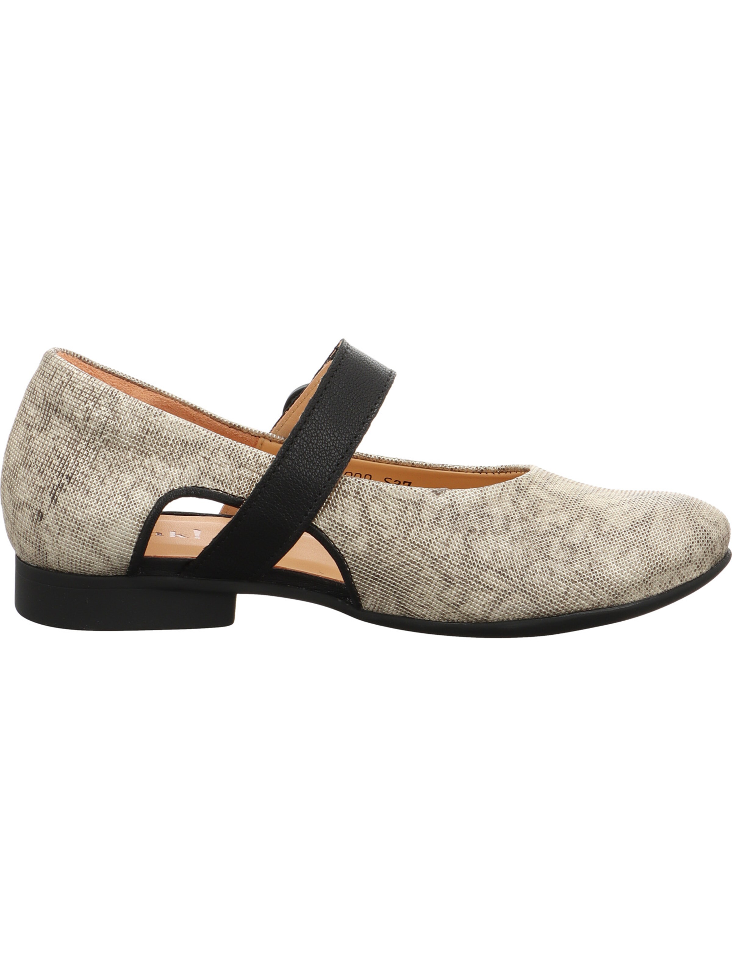 THINK! Riemchenballerina 'Guad2' in Grau