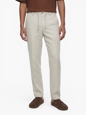 Regular Pantalon à plis 'SLH196-OLE SUN' SELECTED en blanc : devant