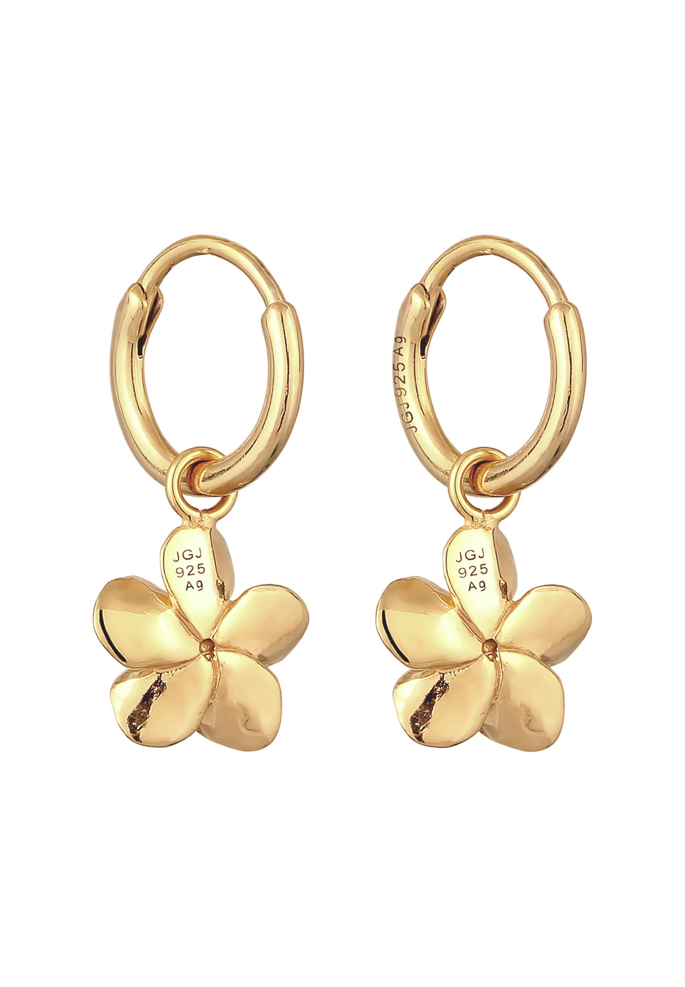 ELLI Ohrringe 'Frangipani' in Gold