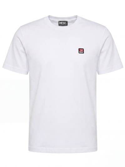 DIESEL Shirt 'T-JUST 250221' in S in de kleur Wit, Productweergave