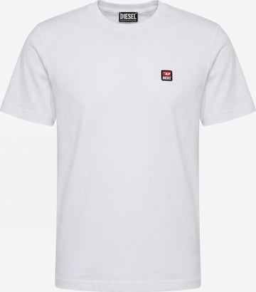 DIESEL Shirt 'T-JUST 250221' in Weiß: Vorderseite