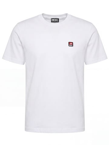 DIESEL Shirt 'T-JUST 250221' in Wit: voorkant