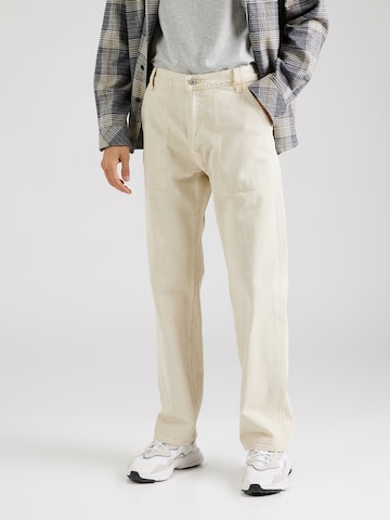 Regular Jean '555™ Relaxed Straight Utility' LEVI'S ® en blanc : devant