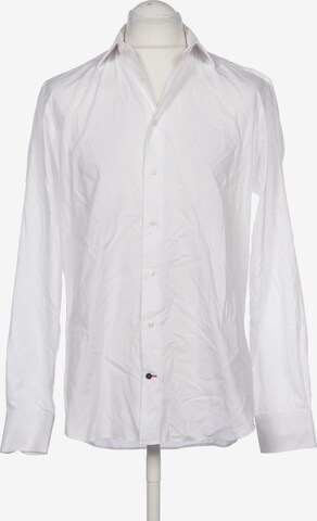 Tommy Hilfiger Tailored Button Up Shirt in L in White: front