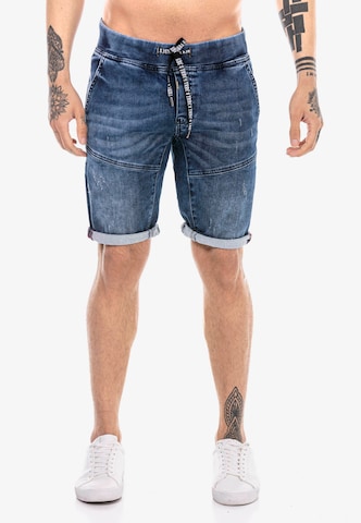 Redbridge Regular Jeansshorts 'Barnsley' in Blau: predná strana